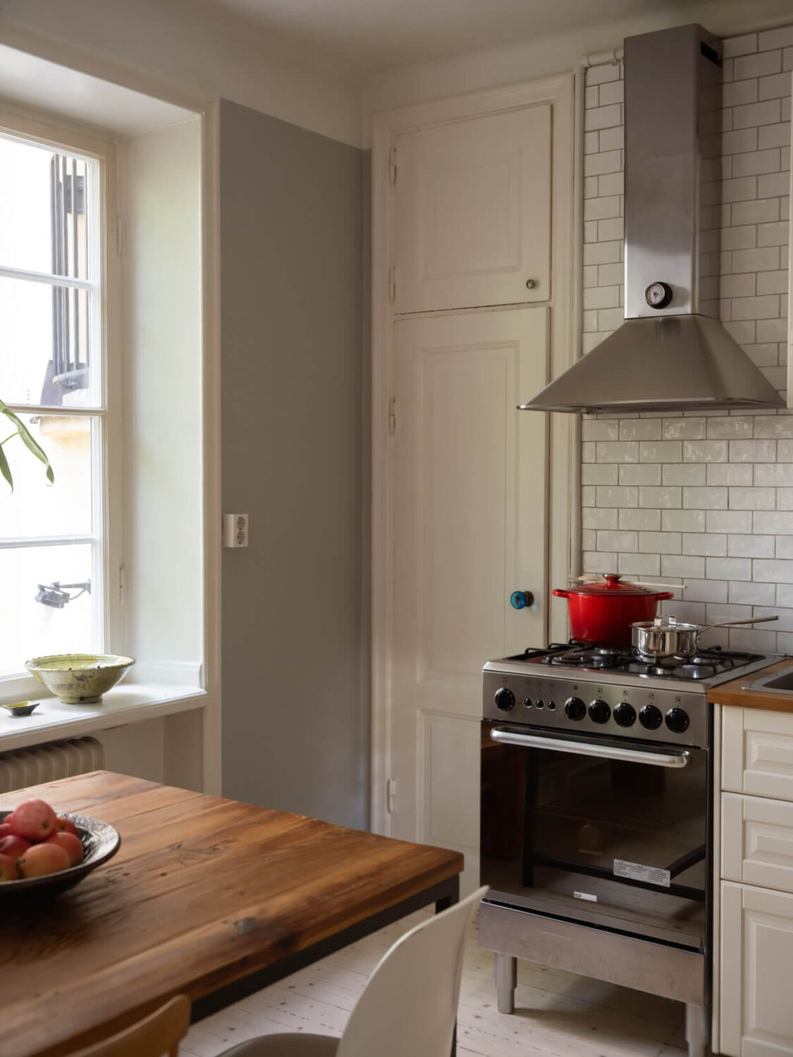 A Charming One-Bedroom Apartment in a 1920s Building 16 kitchen detail original cabinet