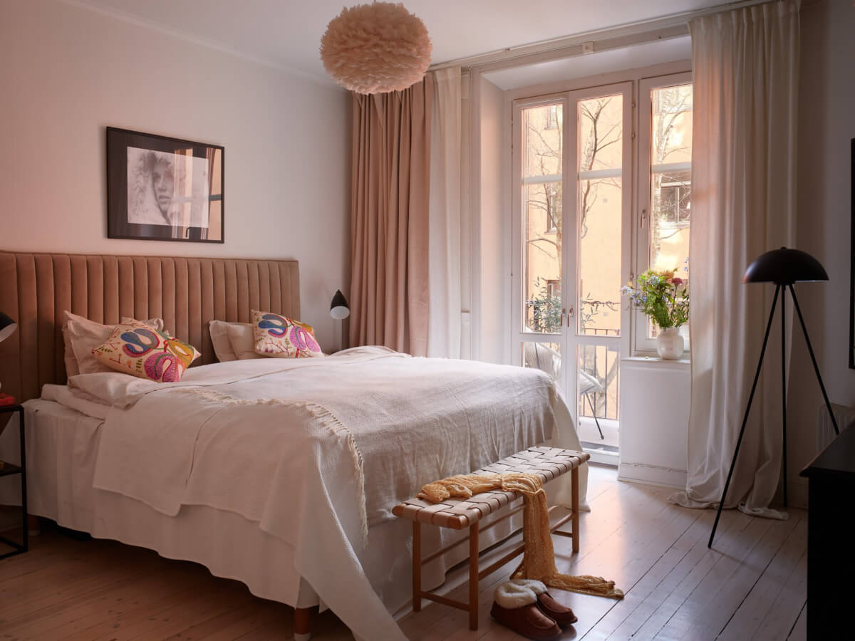 A Two-Bedroom Apartment with a Charming Bathroom 10 light gray bedroom