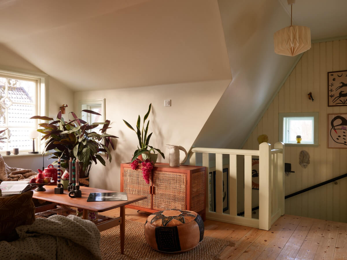 Colorful Interiors in a Wonderful Early 20th Century Swedish Villa 30 living room