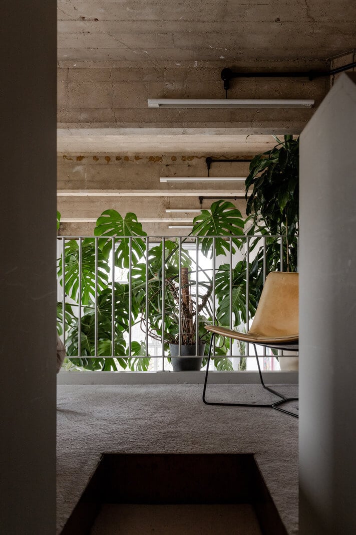 A Plant-Filled Loft Apartment in a Former Clothing Factory 18 loft area