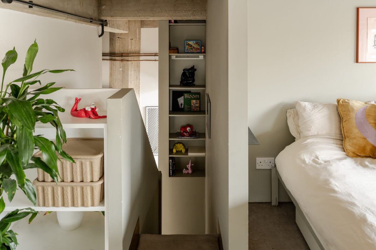 A Plant-Filled Loft Apartment in a Former Clothing Factory 17 loft bedroom space
