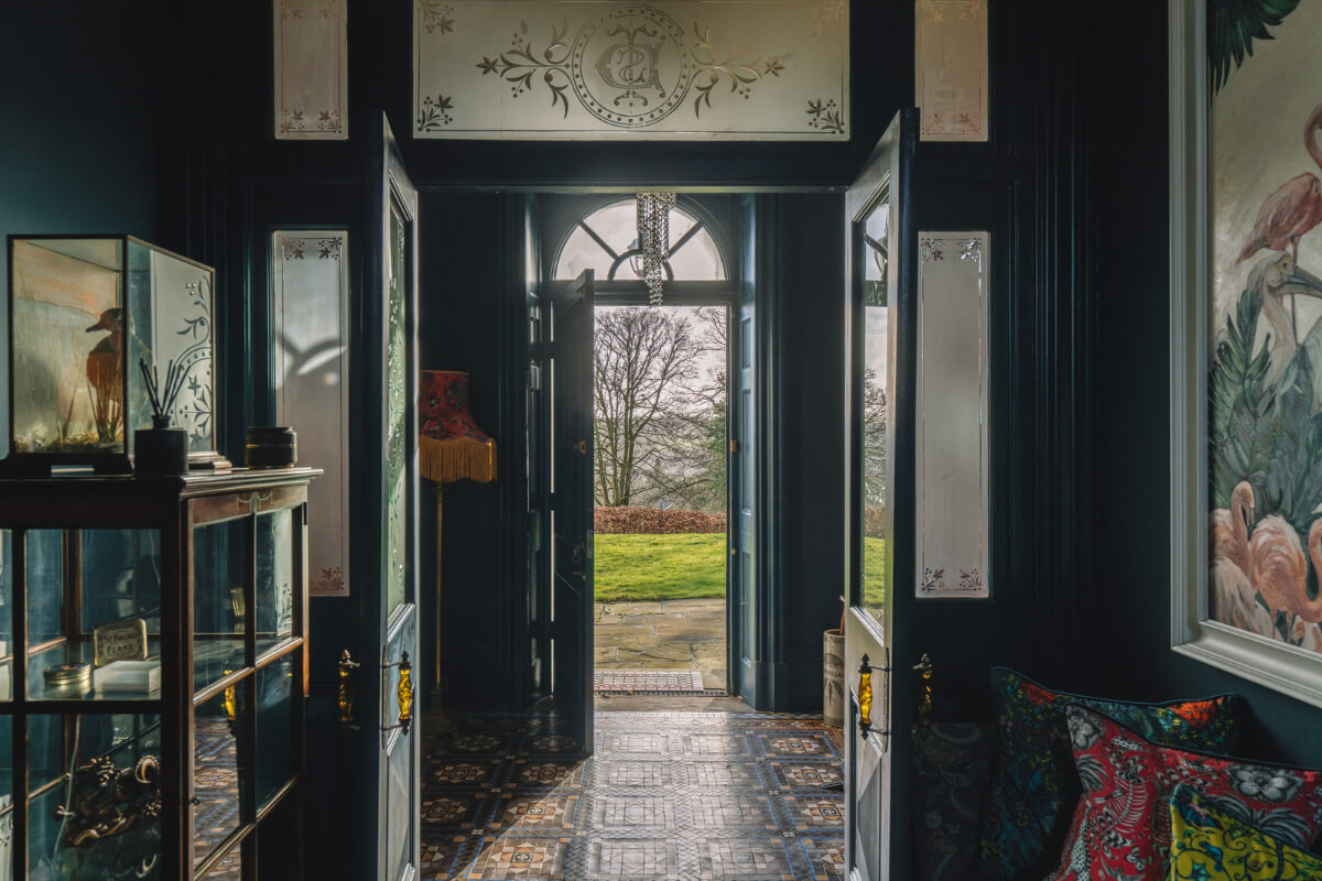 Colorful Rooms in a Regency Manor House in Yorkshire 6 moody hall