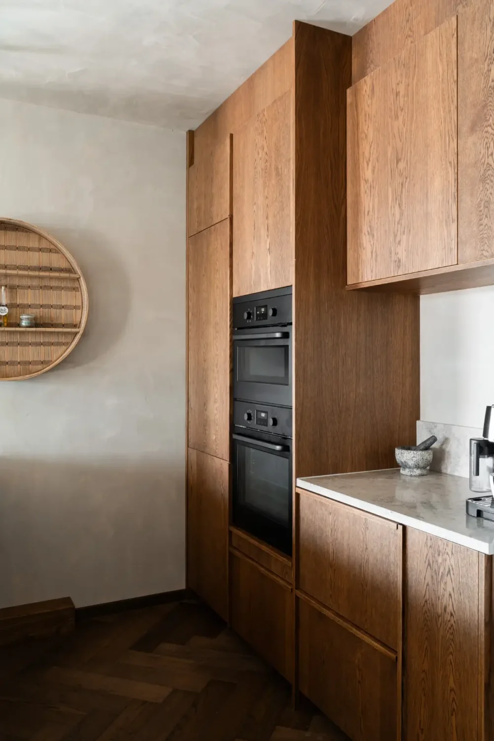 A Top Floor Swedish Apartment with a Huge Balcony 13 oak kitchen