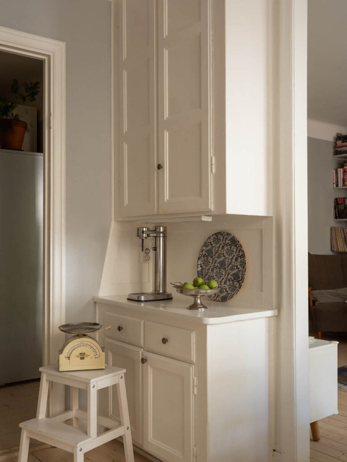 A Charming One-Bedroom Apartment in a 1920s Building 13 original swedish kitchen cabinet