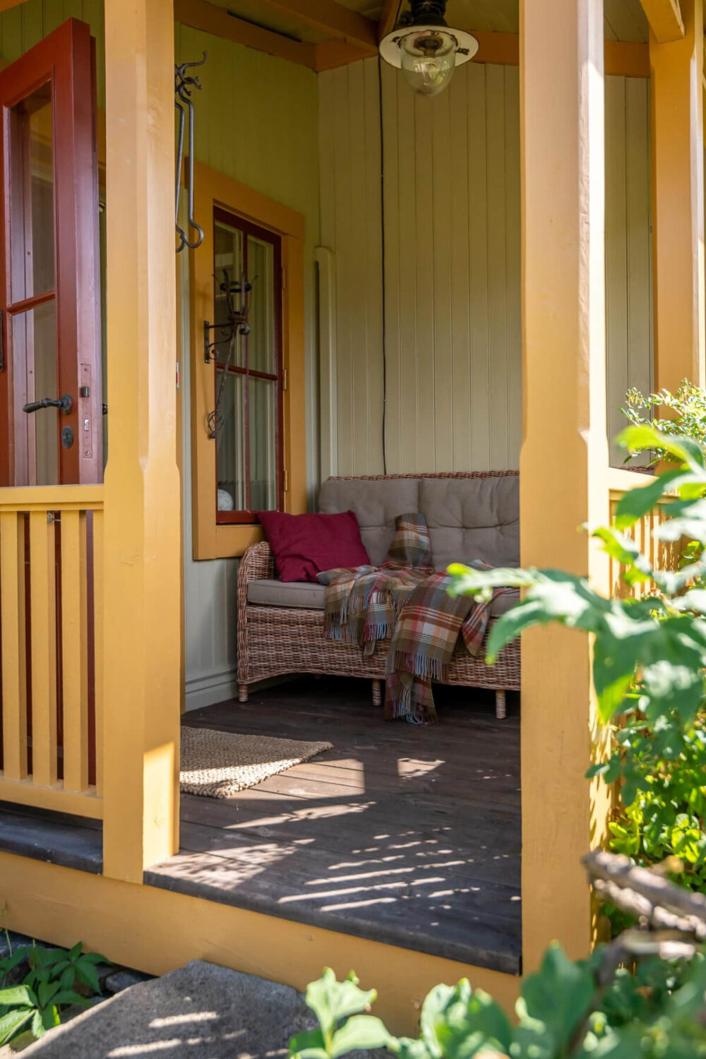 A Beautiful Historic Swedish Country House with Wallpapers 2 porch