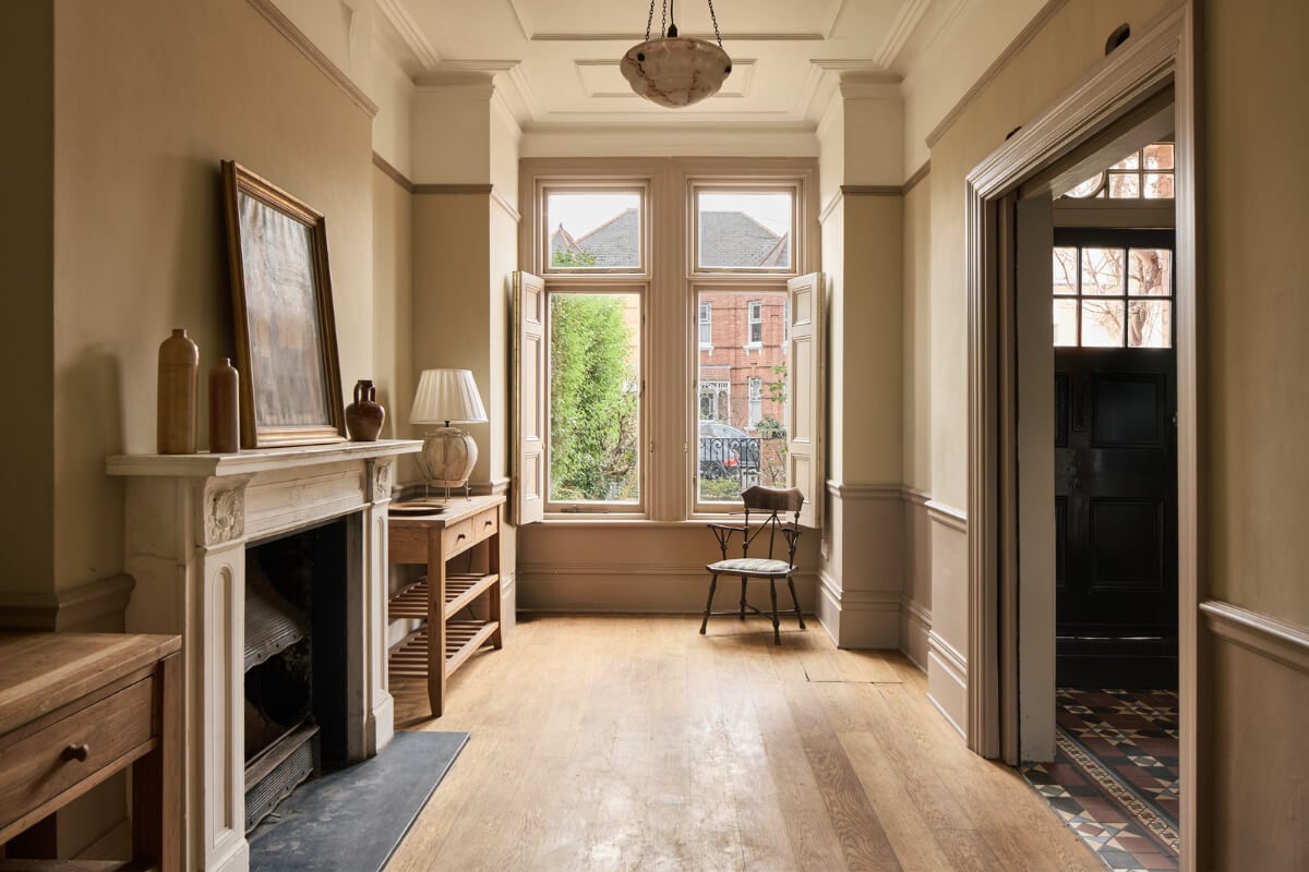 Grand Proportions and Period Details in a Victorian Villa 7 serene room large windows fireplace
