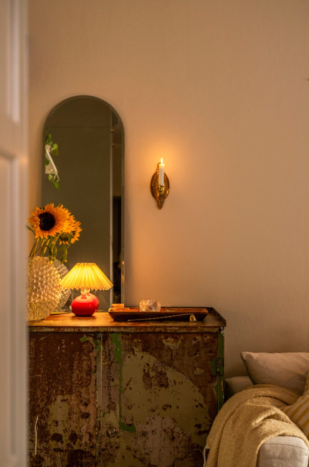 A Cozy Small Apartment with Period Features and Lots of Storage 4 side table