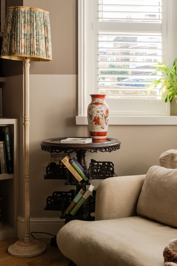 A Muted Color Palette in a Charming Ground Floor Apartment 5 sitting room detail