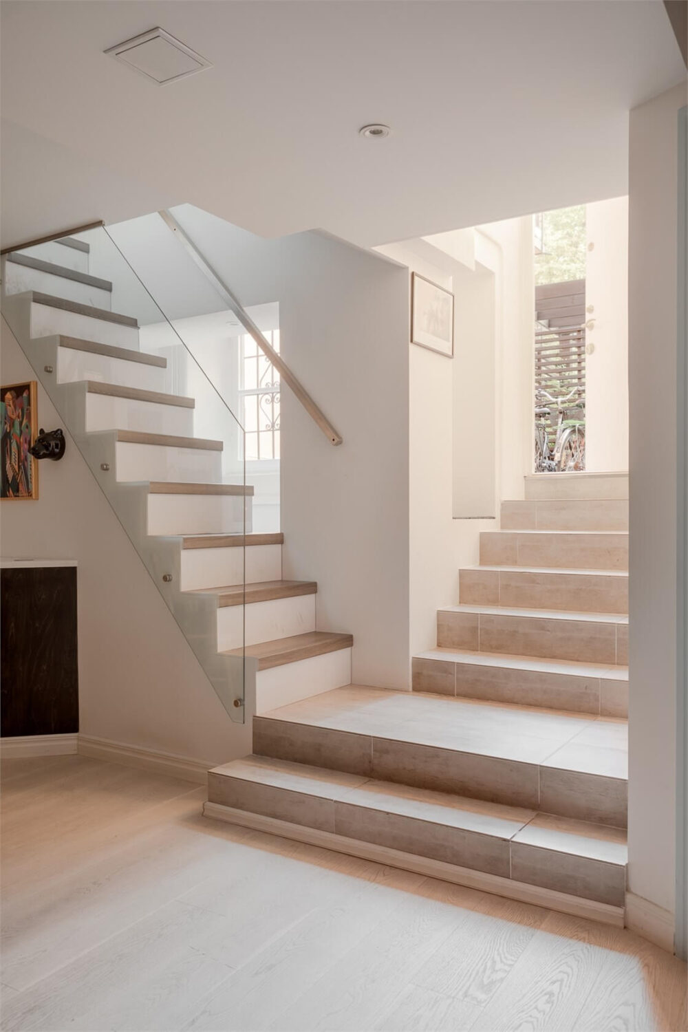 A Colorful Basement Duplex Apartment in Stockholm 14 staircase