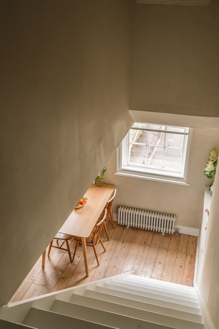 Contemporary Interiors in a Georgian Duplex Apartment in London 10 staircase