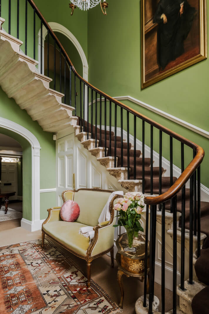 Best of 2025: Hallways 25 staircase green walls