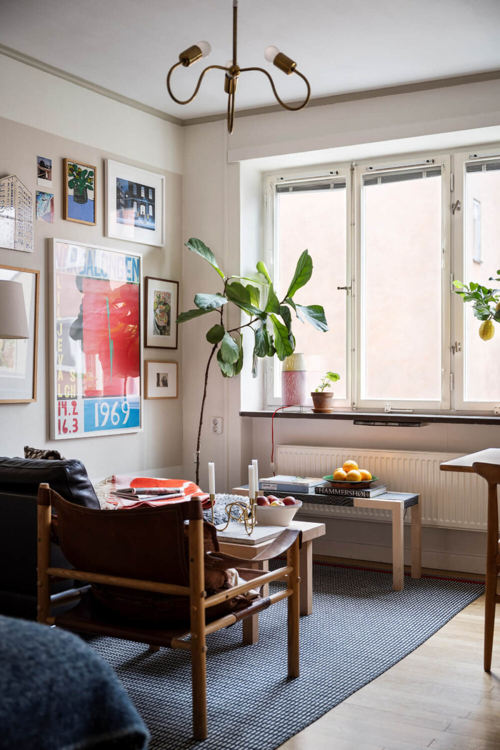 A Studio Apartment with Exposed Brick and Original Details 6 studio apartment gallery wall