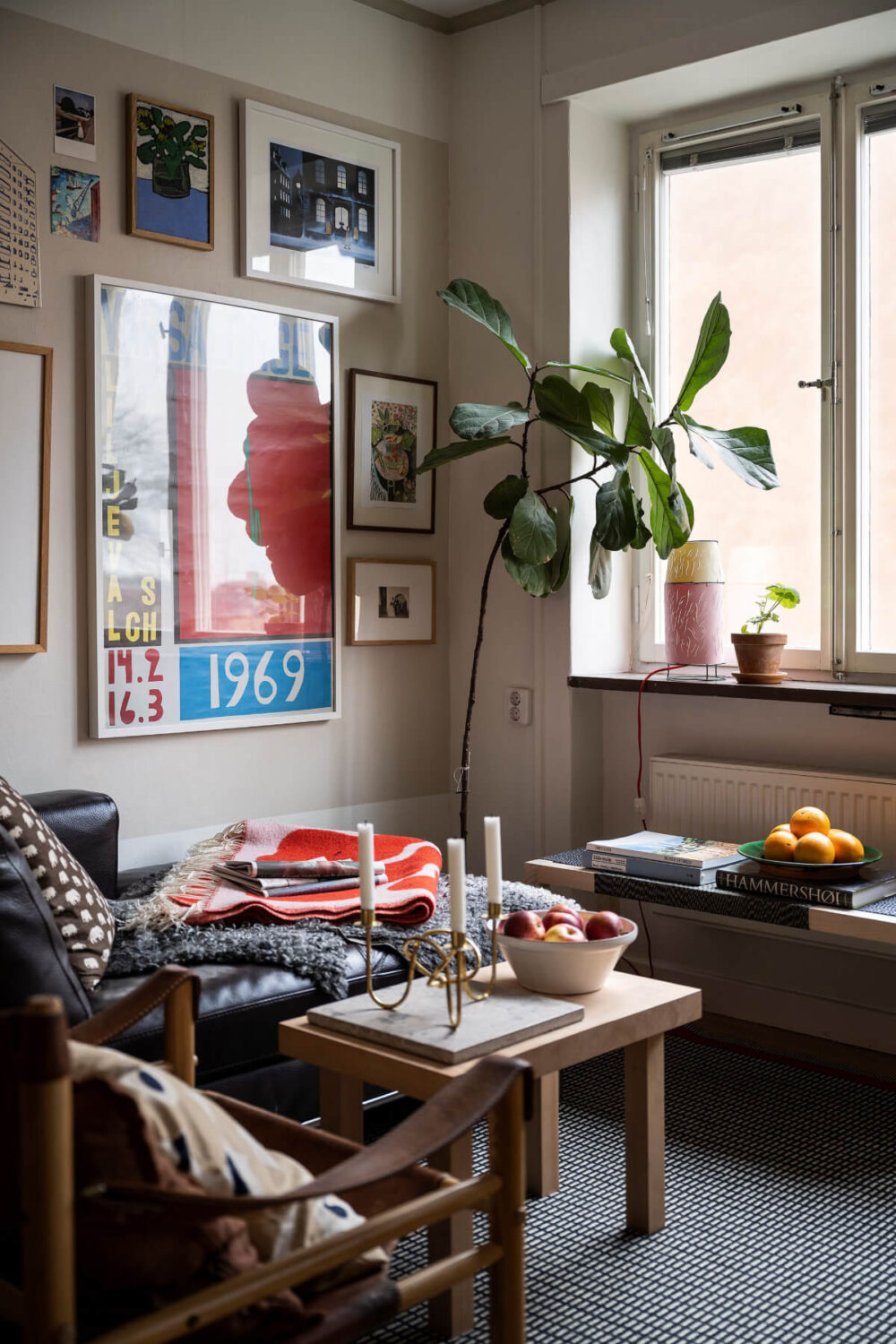 A Studio Apartment with Exposed Brick and Original Details 5 studio apartment seating