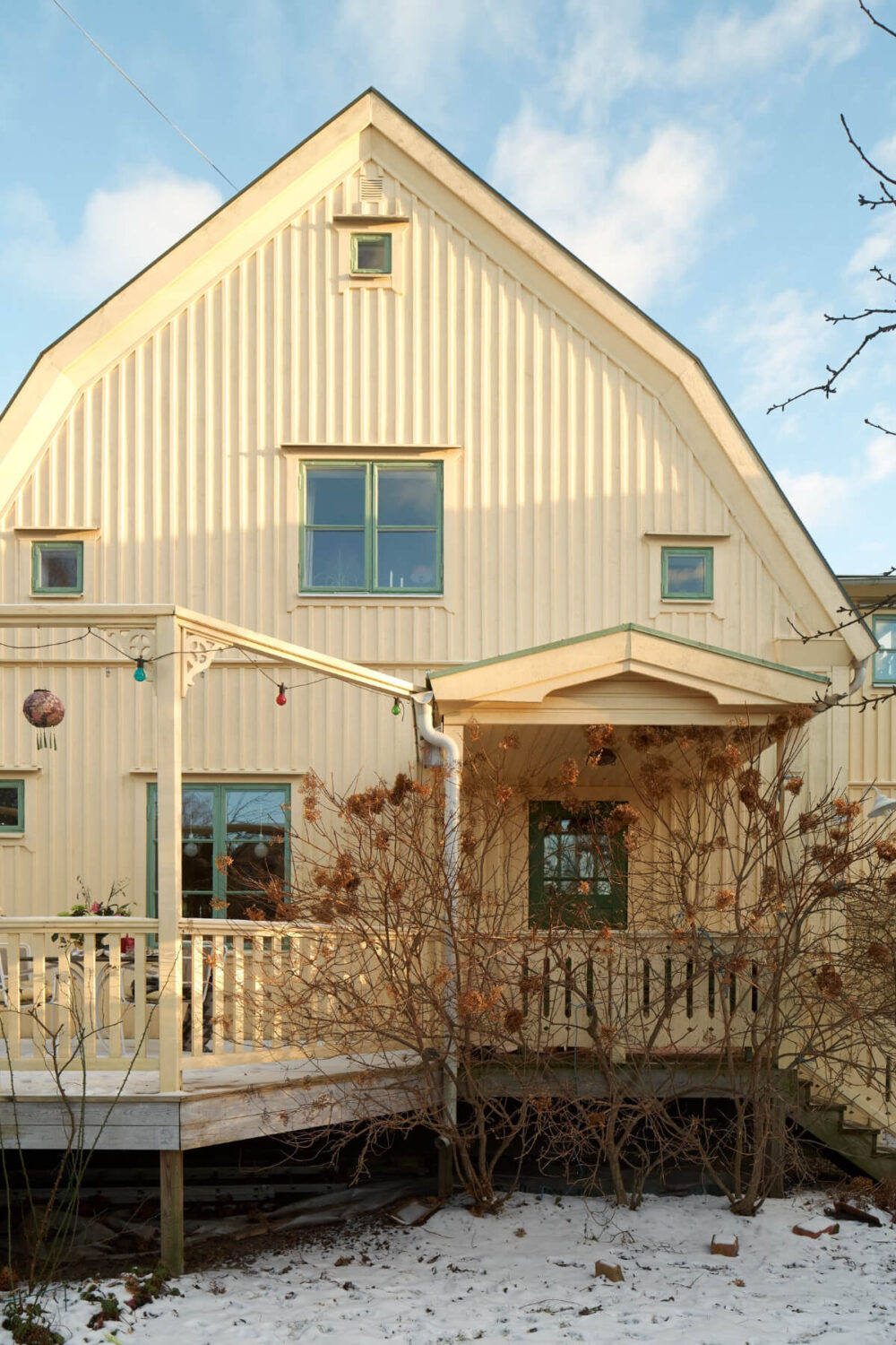Colorful Interiors in a Wonderful Early 20th Century Swedish Villa 45 yellow house terrace