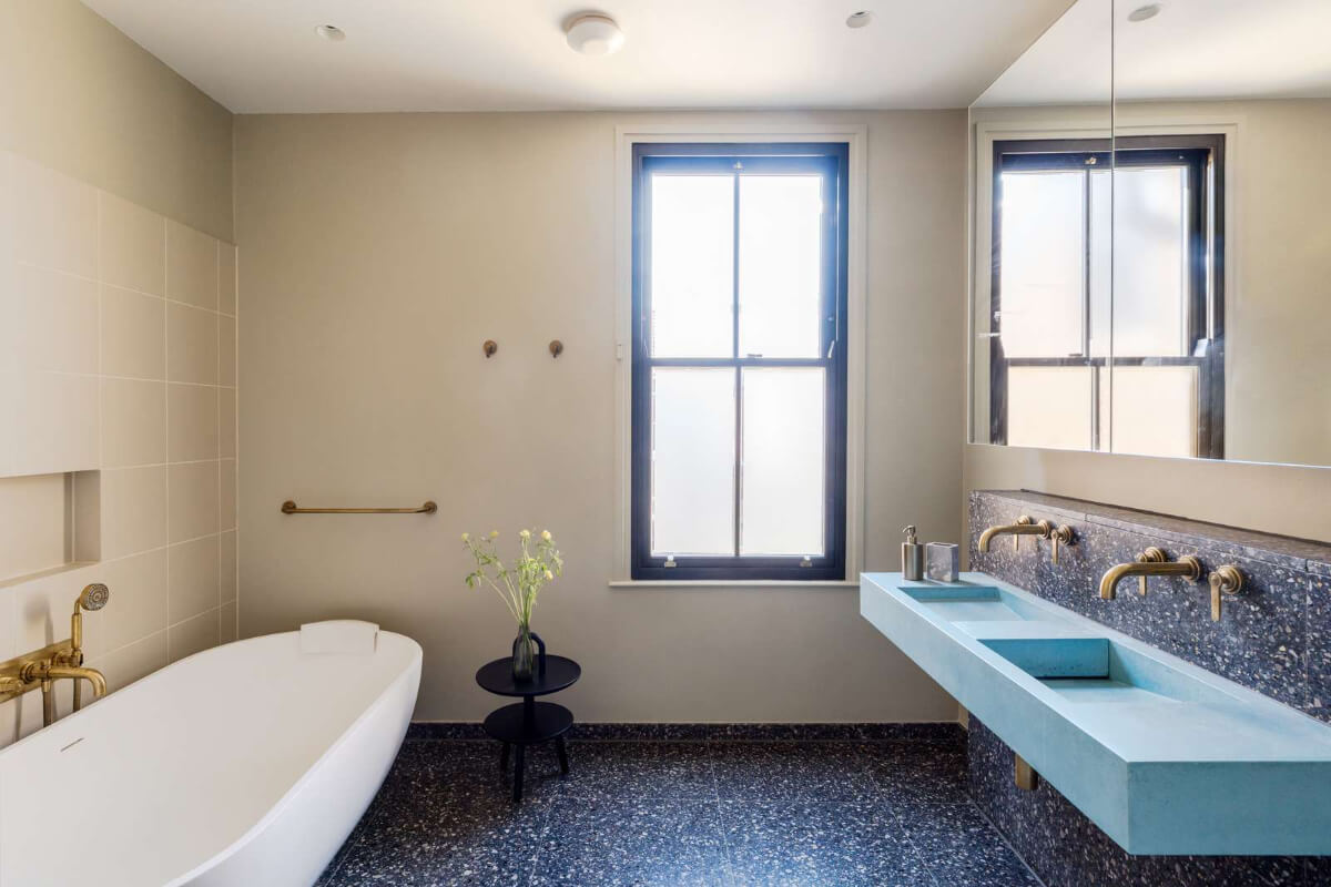 Terrazzo Tiles and an Open Split-Level Living Space in a London Home 20 a0O6700000usZGwEAM N27 webres Terrazzo Tiles and an Open Split-Level Living Space in a London Home