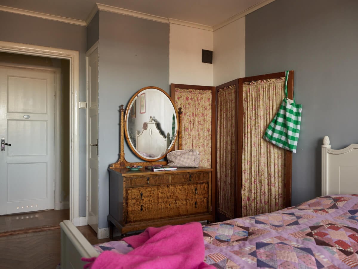 A Grand Family Home in a Former Swedish Doctor's Villa 36 antique vanity