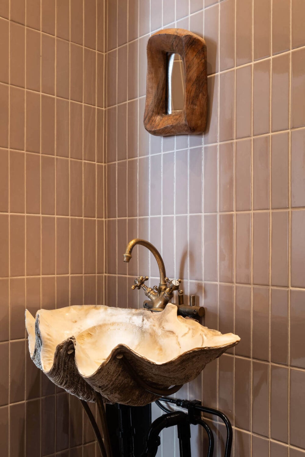 Arches and a Wall Mural in a Swedish Apartment 21 bathroom sink Arches and a Wall Mural in a Swedish Apartment