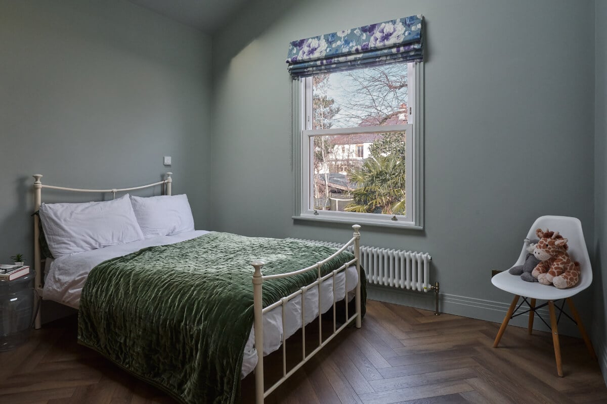 A Beautiful Extended Edwardian House Blends Period Features with Modern Design 25 bedroom herringbone floor