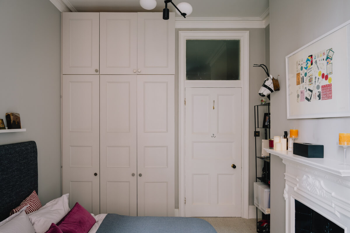 A Stunning Edwardian Apartment with High Ceilings and Period Details 23 bedroom wardrobe wall