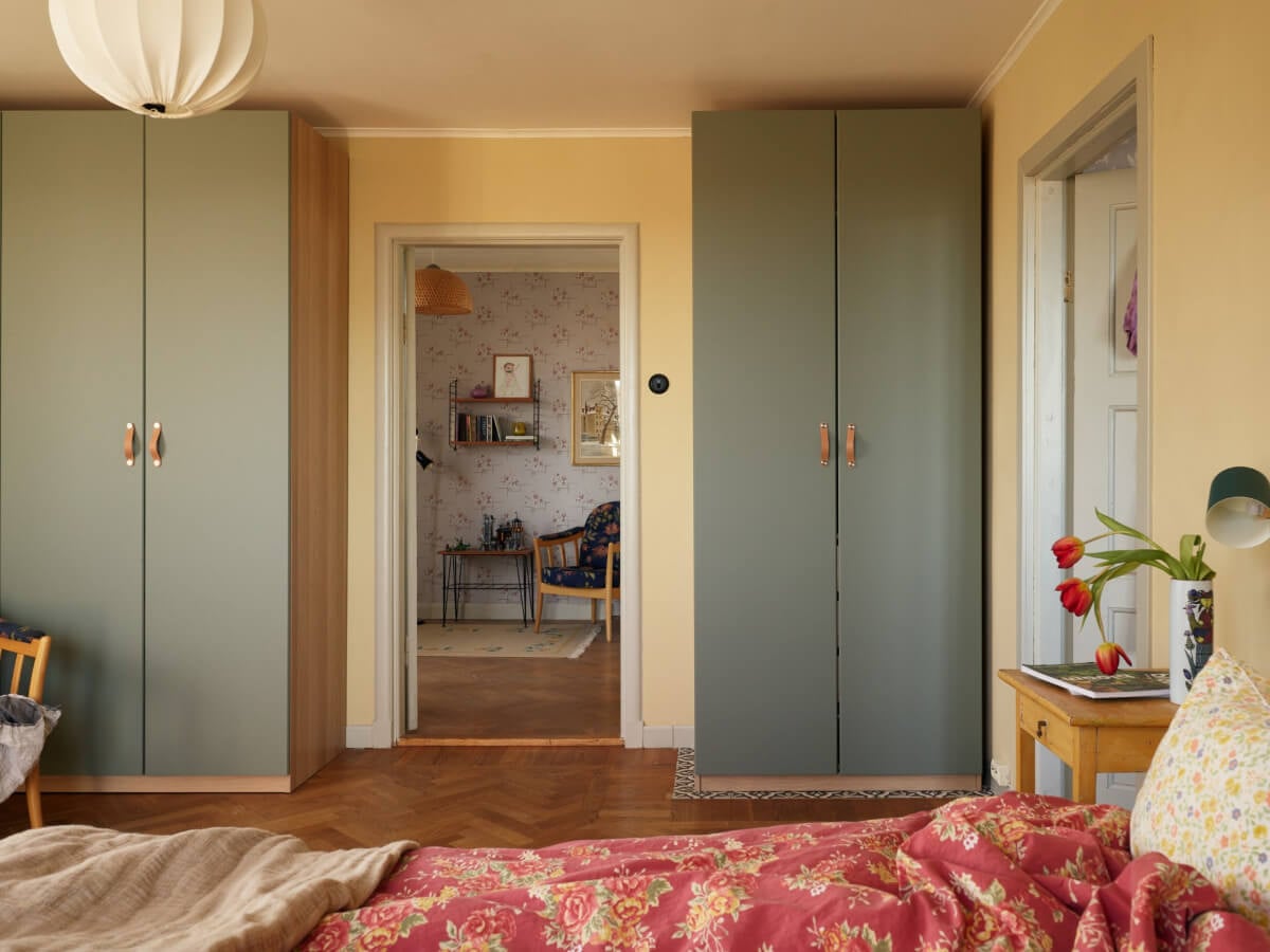 A Grand Family Home in a Former Swedish Doctor's Villa 31 bedroom-wardrobe