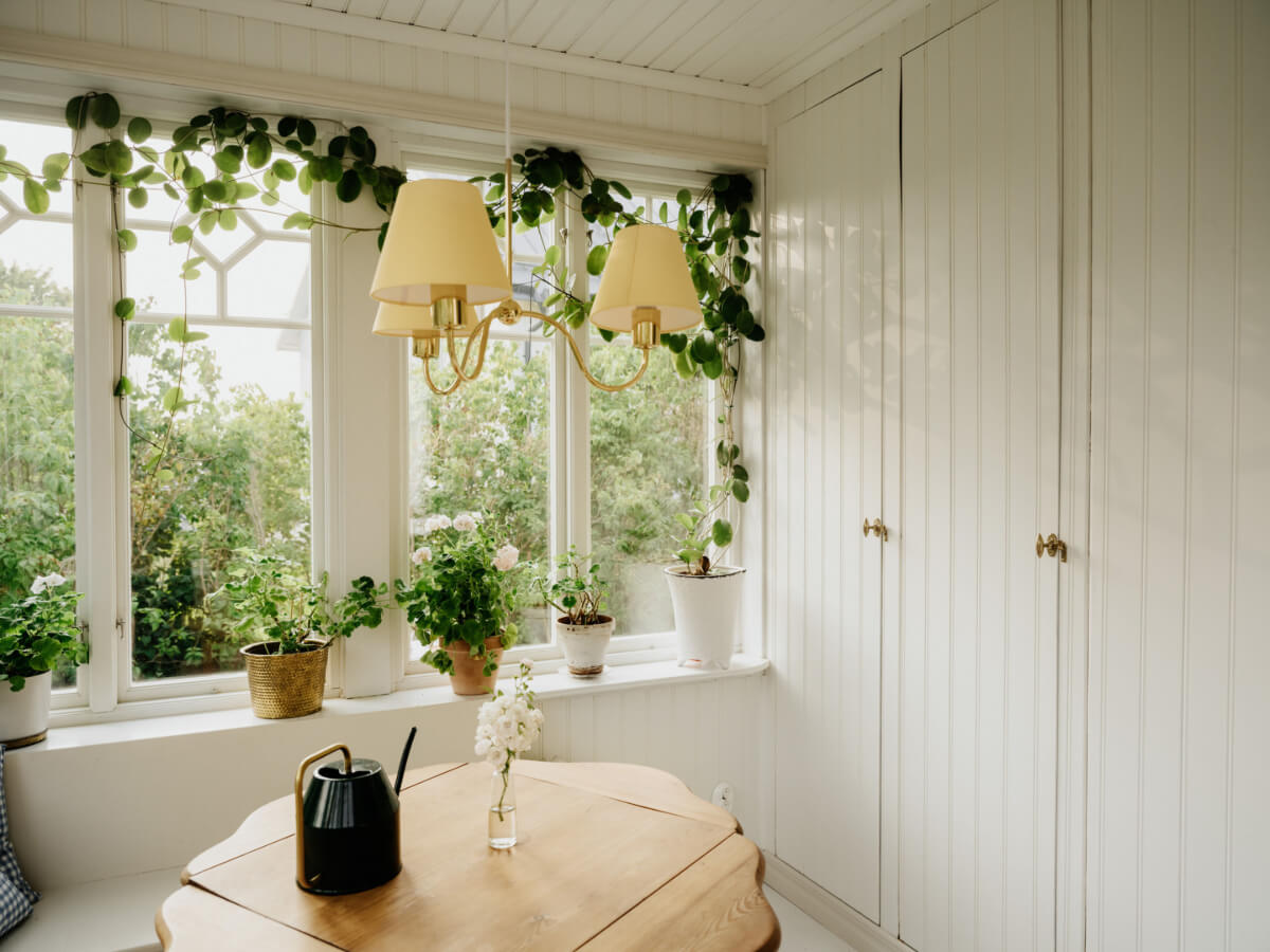 Light-Filled Rooms in a Charming 1907 Swedish Villa 5 built-in wardrobes