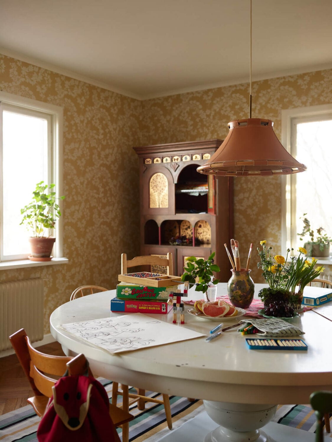 A Grand Family Home in a Former Swedish Doctor's Villa 10 dining room