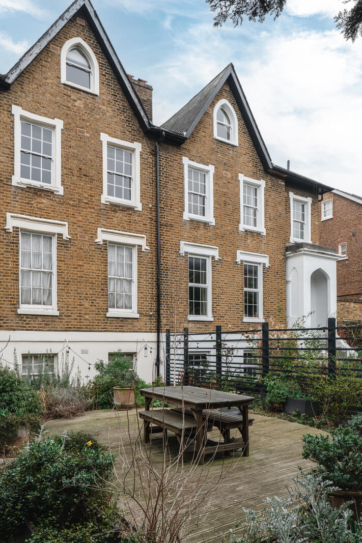 A Cozy Two-Bedroom Attic Apartment in a Victorian Townhouse 21 garden victorian house