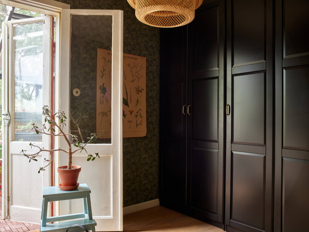 A Grand Family Home in a Former Swedish Doctor's Villa 25 hall built-in cabinets