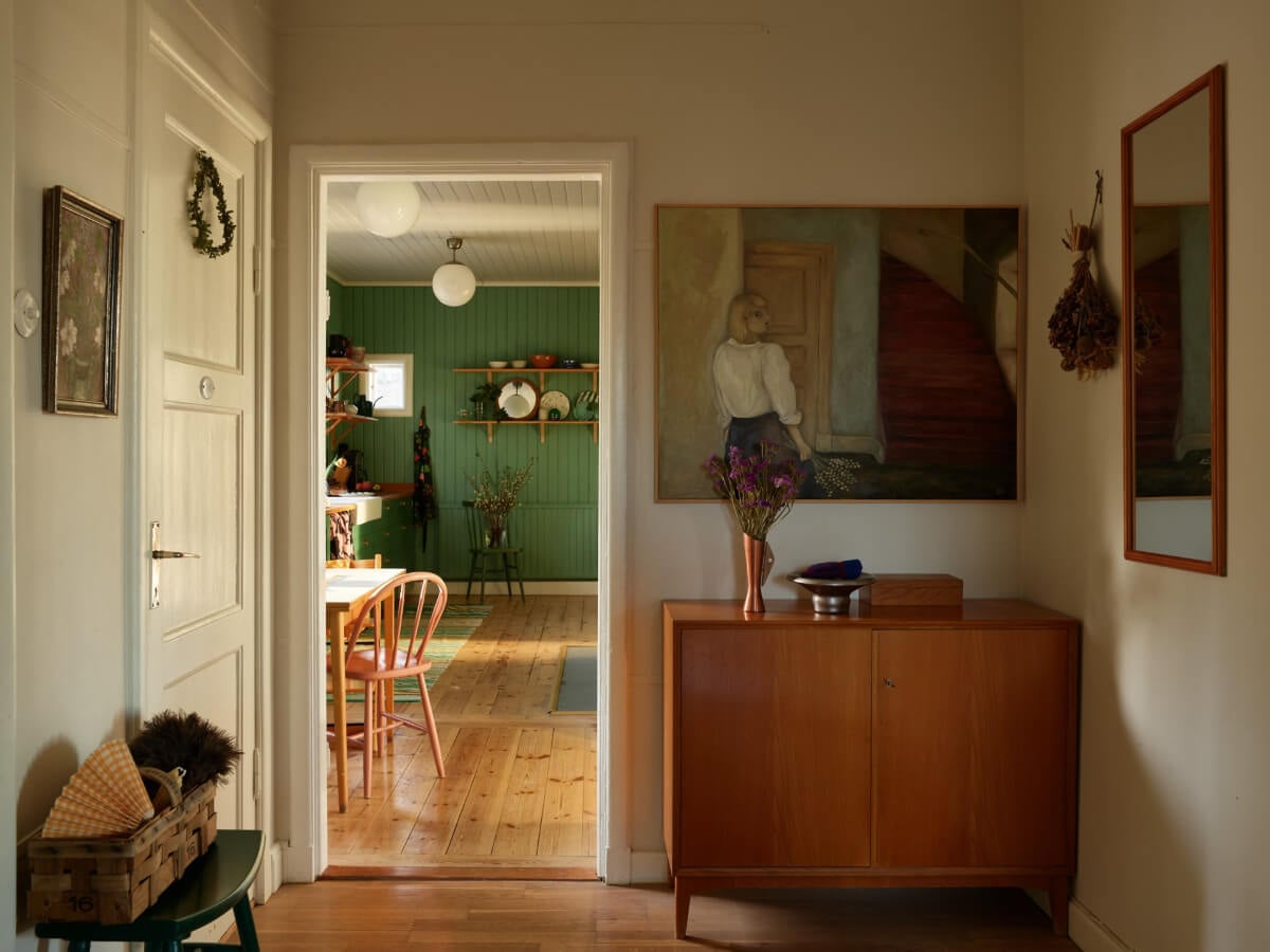A Grand Family Home in a Former Swedish Doctor's Villa 24 hallway