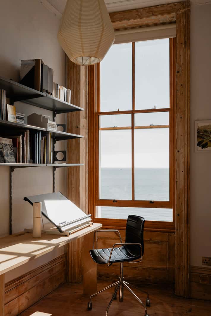 Best of 2025: Home Offices 30 home office large window facing the sea