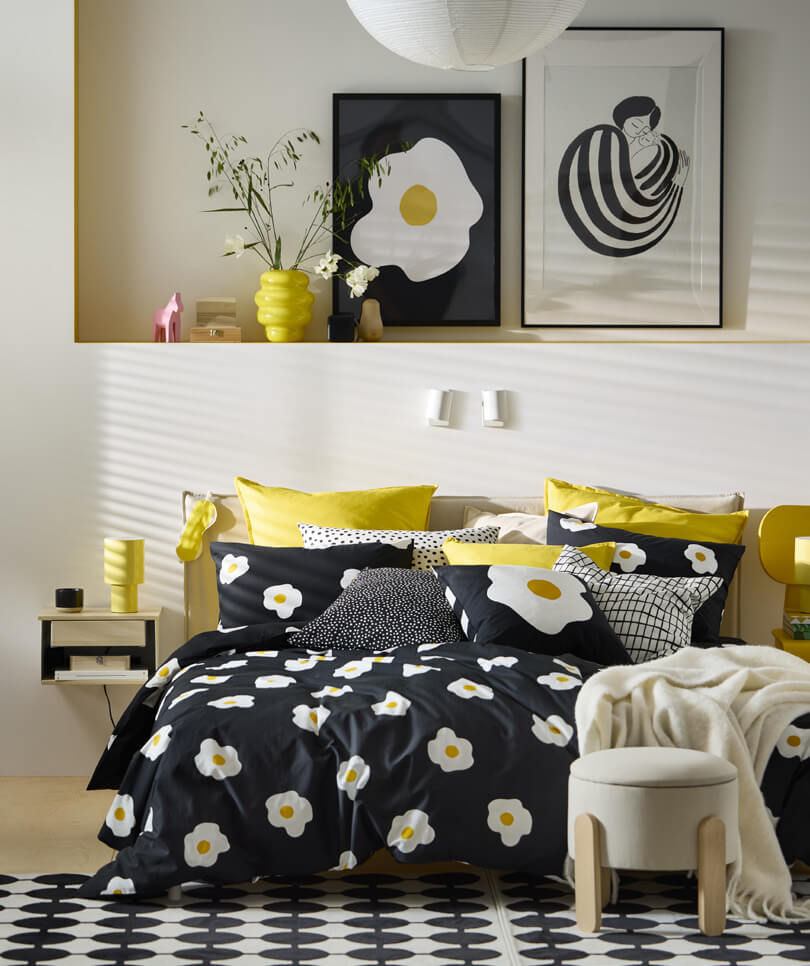 IKEA Catalogue 2026 + New IKEA Collections 26 ikea bedroom egg themed bedding yellow color accents new collection april 2025 nordroom IKEA Catalogue 2026 + New IKEA Collections