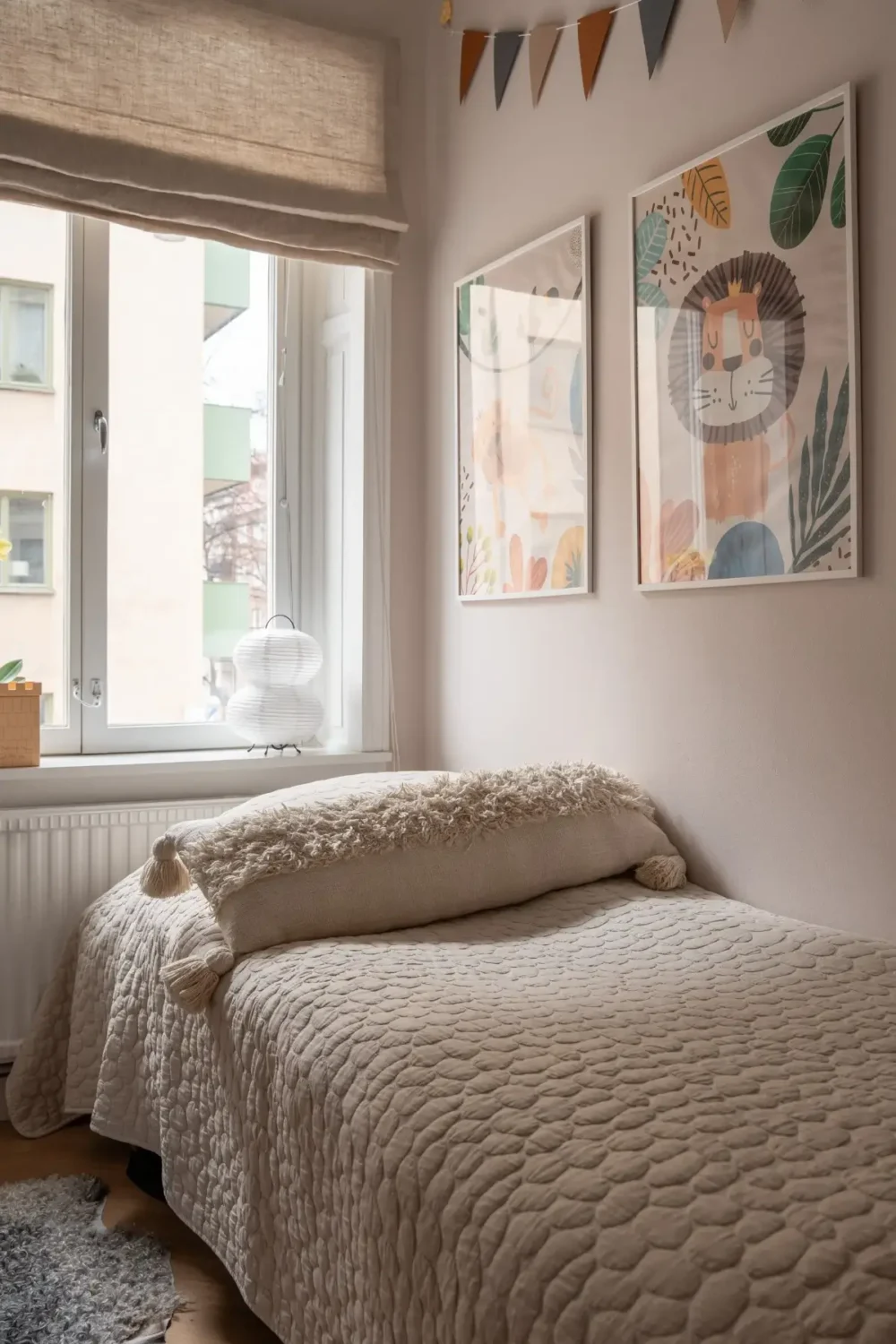A Green Kitchen in a Classic Scandinavian Apartment 19 kids bedroom