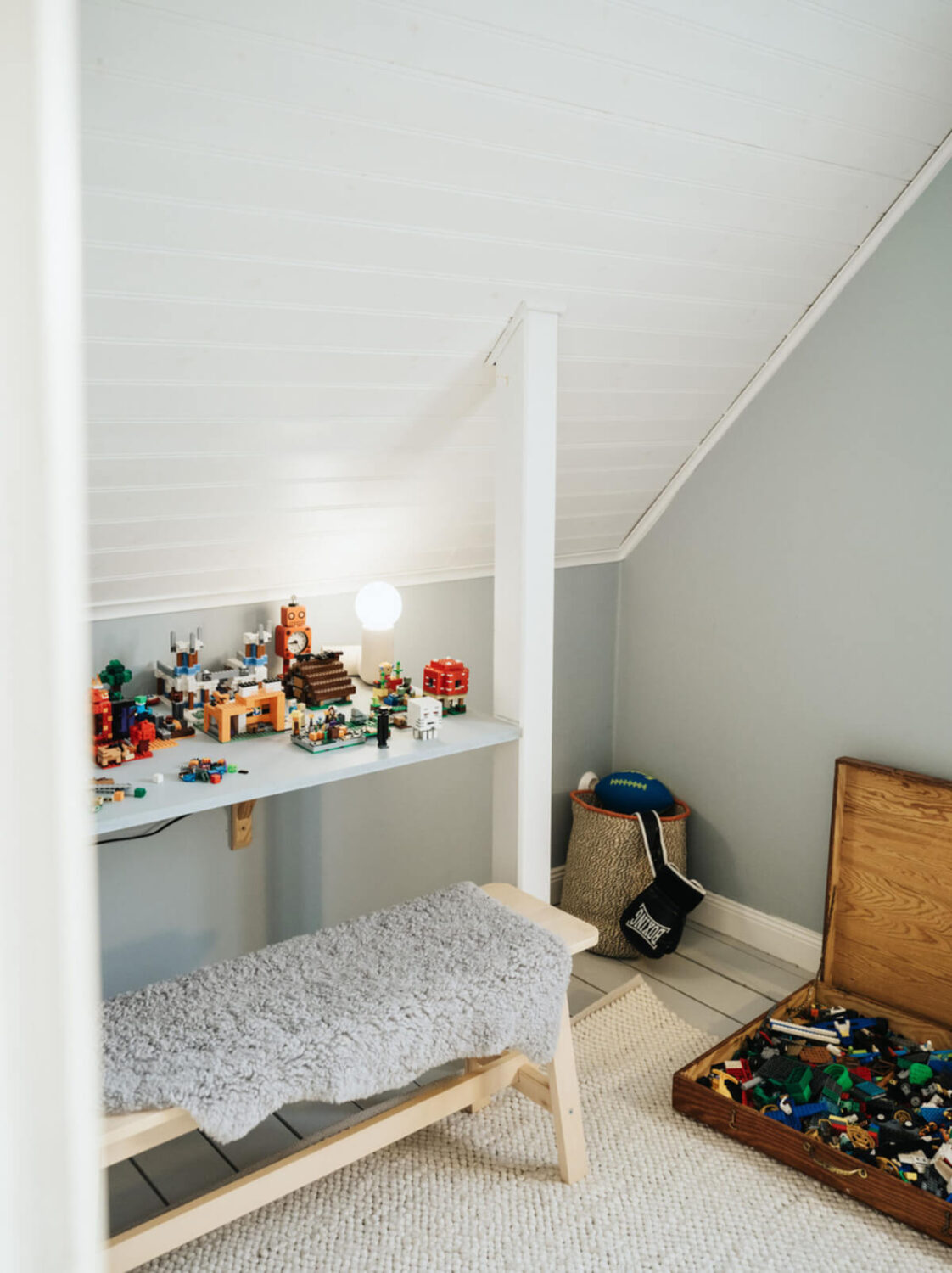 Light-Filled Rooms in a Charming 1907 Swedish Villa 29 kids bedroom small desk