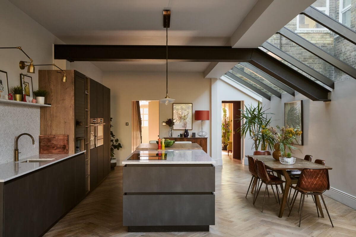 kitchen large skylights