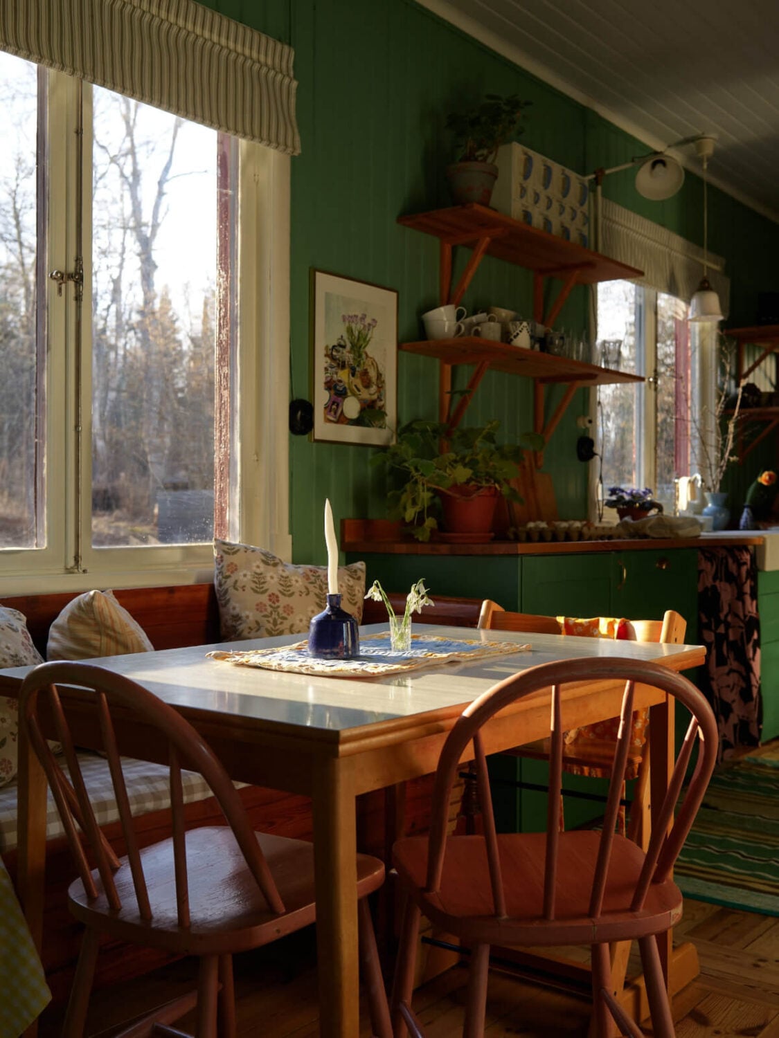 A Grand Family Home in a Former Swedish Doctor's Villa 21 kitchen table