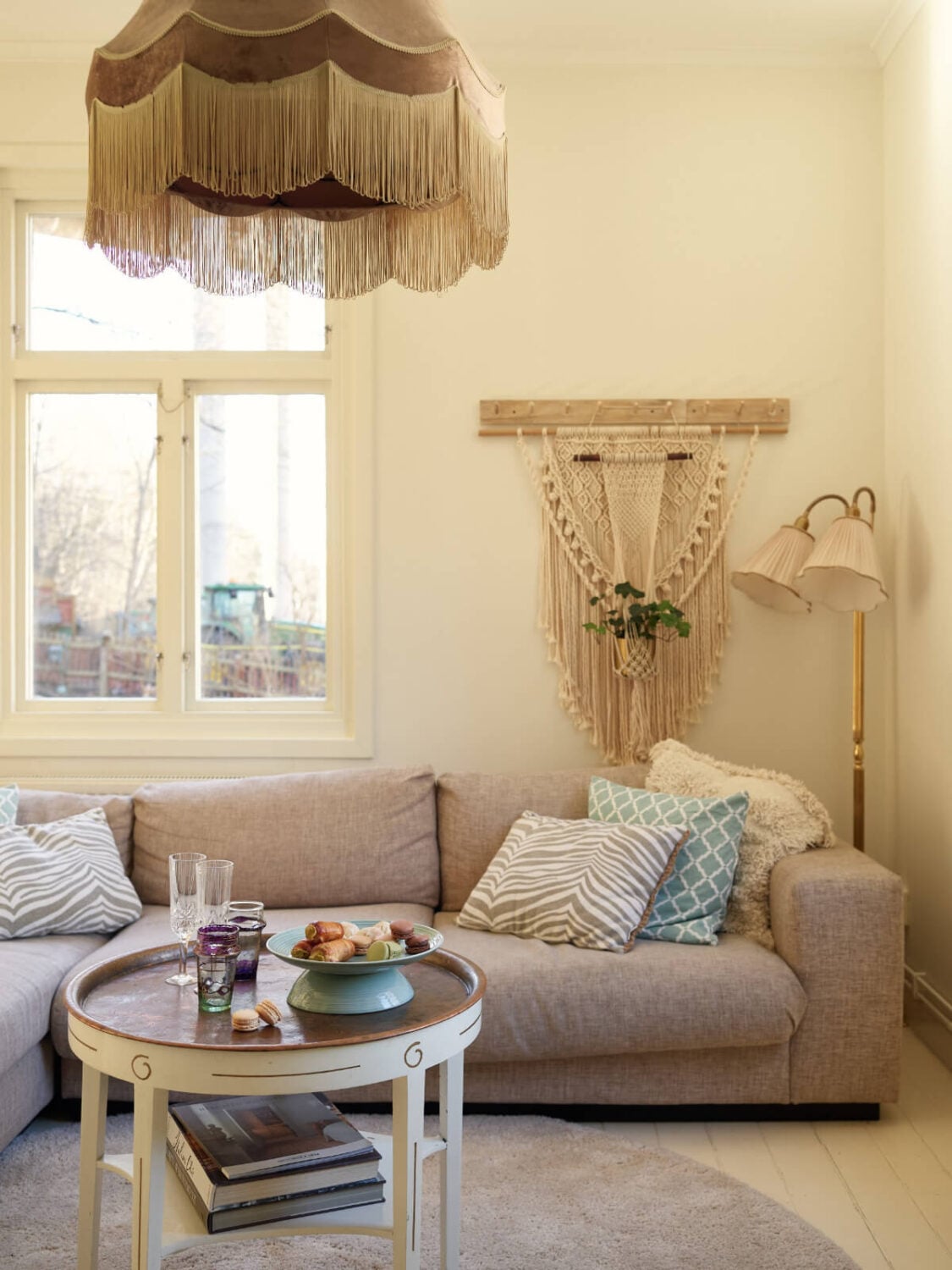 Light-Filled Rooms and a Charming Veranda in a Swedish Apartment 4 living room detail
