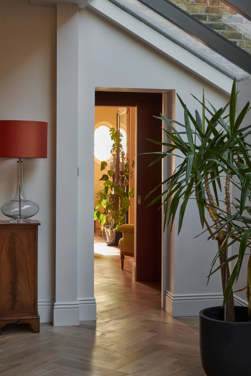 A Beautiful Extended Edwardian House Blends Period Features with Modern Design 6 open doorway