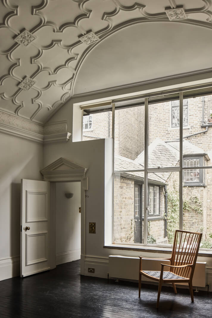 An Early Victorian House with a Unique Barrel-Vaulted Artist's Studio 10 ornate arched ceiling