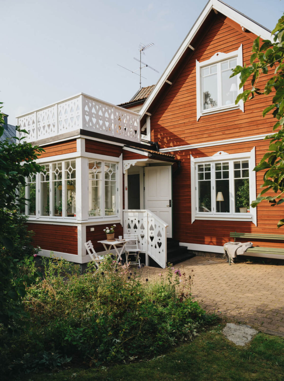 Light-Filled Rooms in a Charming 1907 Swedish Villa 42 red swedish villa