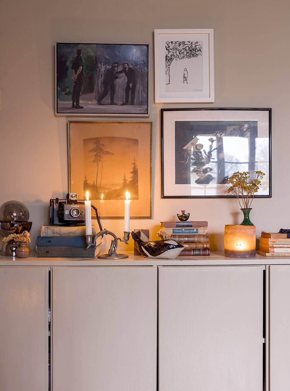 A Cozy Studio Apartment in a 1930s Building 3 studio apartment cabinets