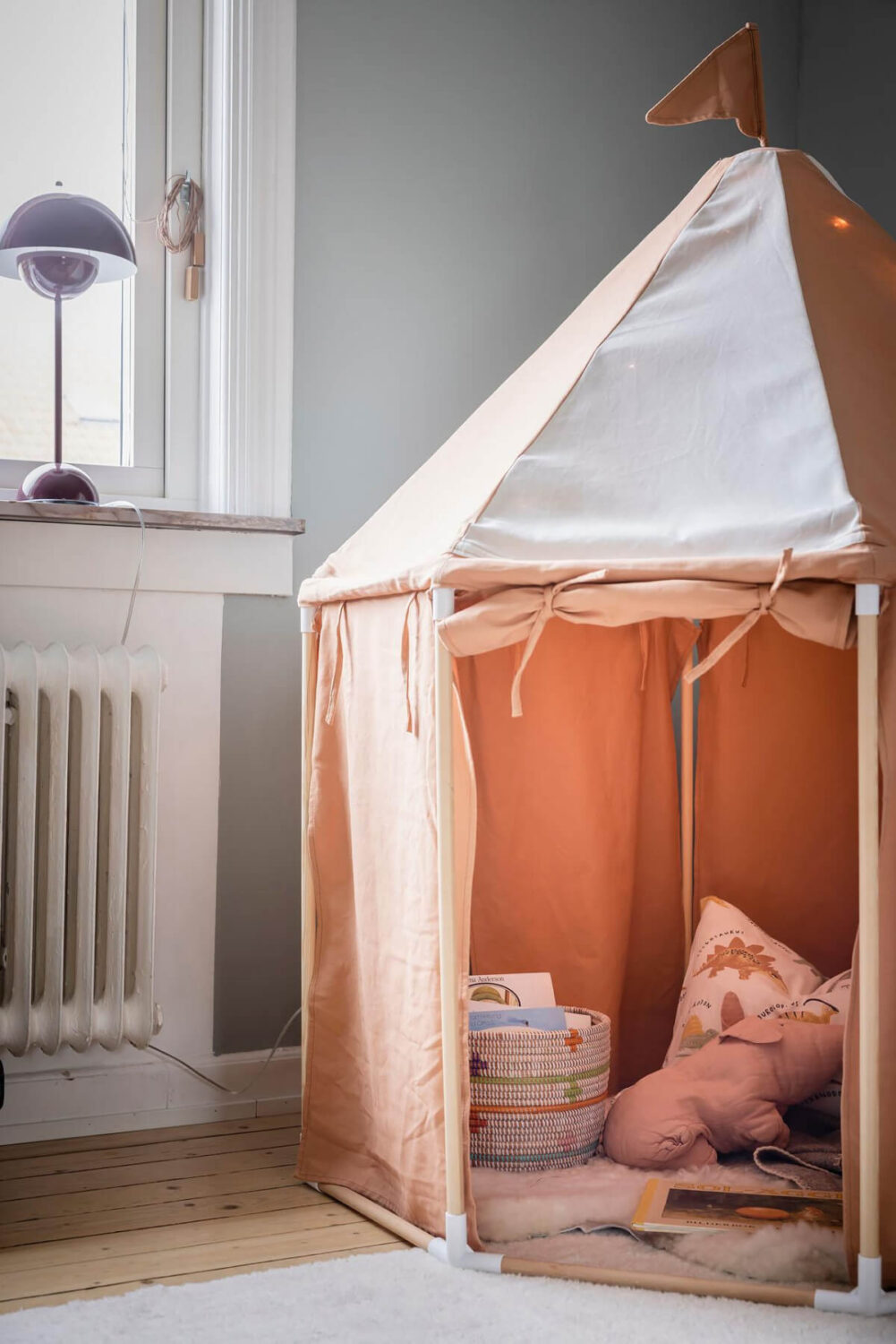 Timeless Charm and Contemporary Design in a 1930s Duplex Apartment 29 tent play area