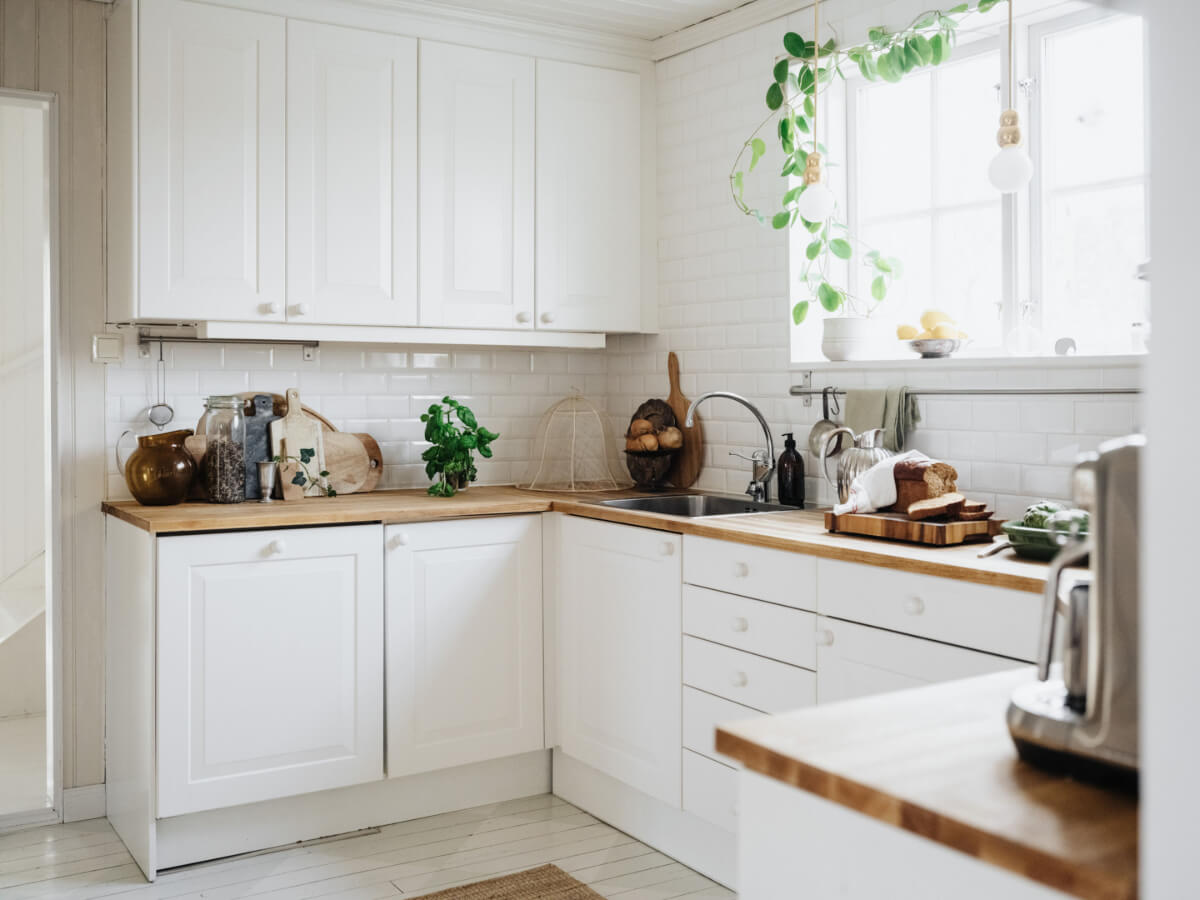 Light-Filled Rooms in a Charming 1907 Swedish Villa 19 white kitchen