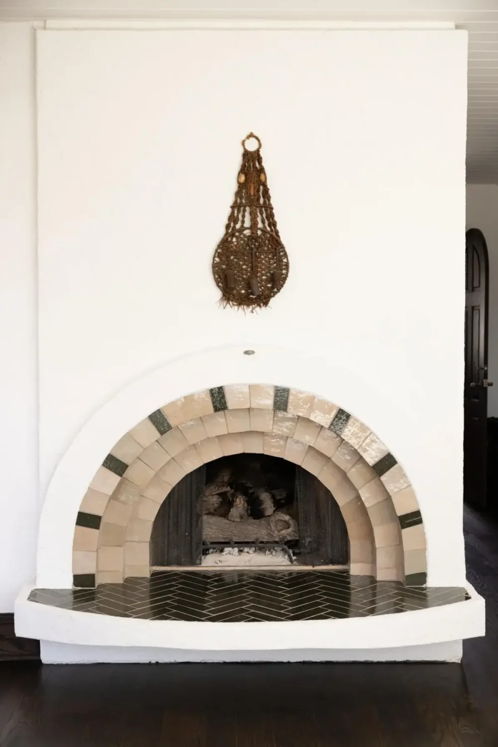 Spanish Hacienda Meets Custom Craftsmanship in a Colorado Home 25 MasterBedroomFireplace_1_aylqdu