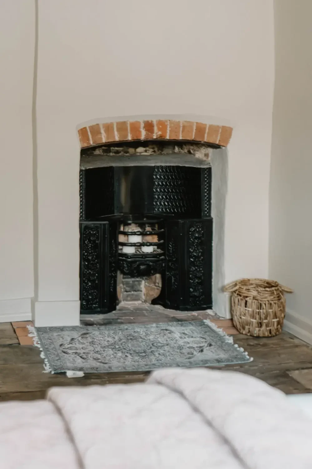 Serene Colors and Historic Elements in an Elizabethan Home in Wiltshire 14 bedroom fireplace