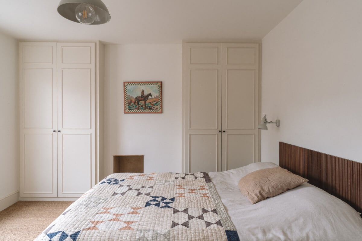A Kitchen with Terracotta Tiles in a Renovated English Home 16 built-in wardrobes bedroom