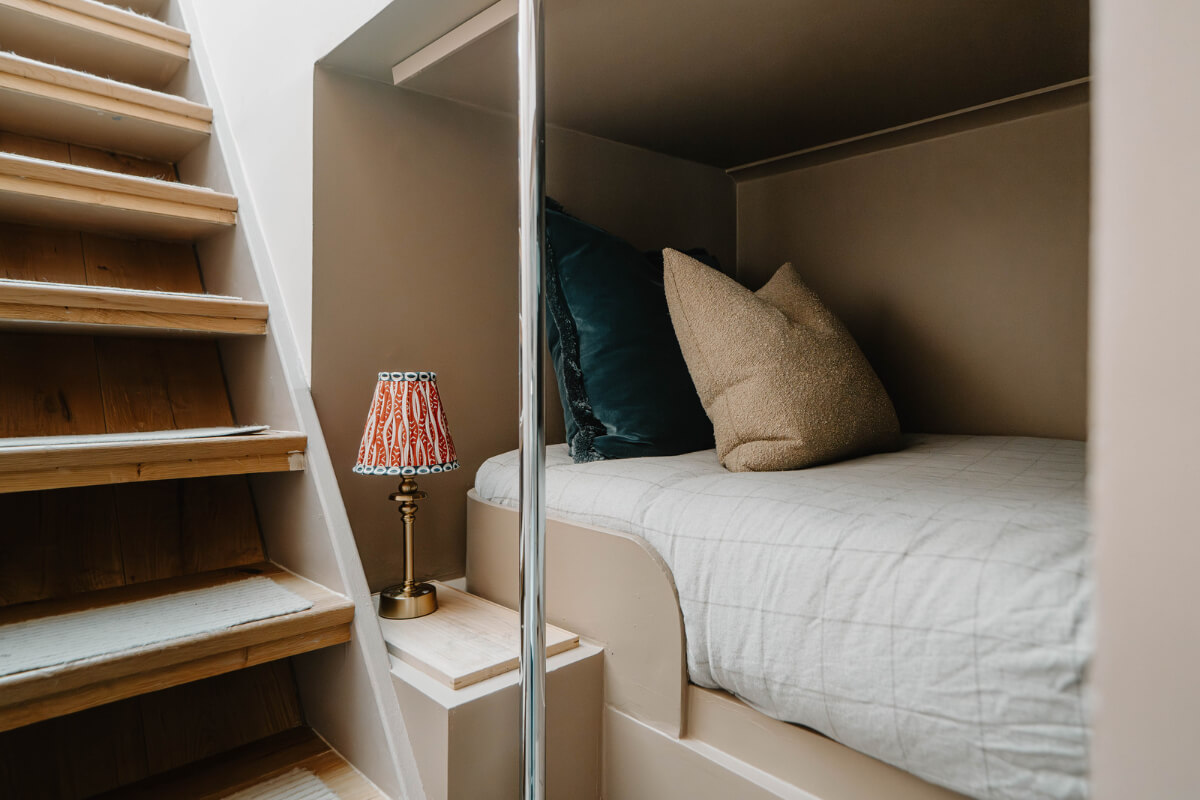 A Classy Apartment on the Top Floors of a 19th-Century Building 14 bunk bed