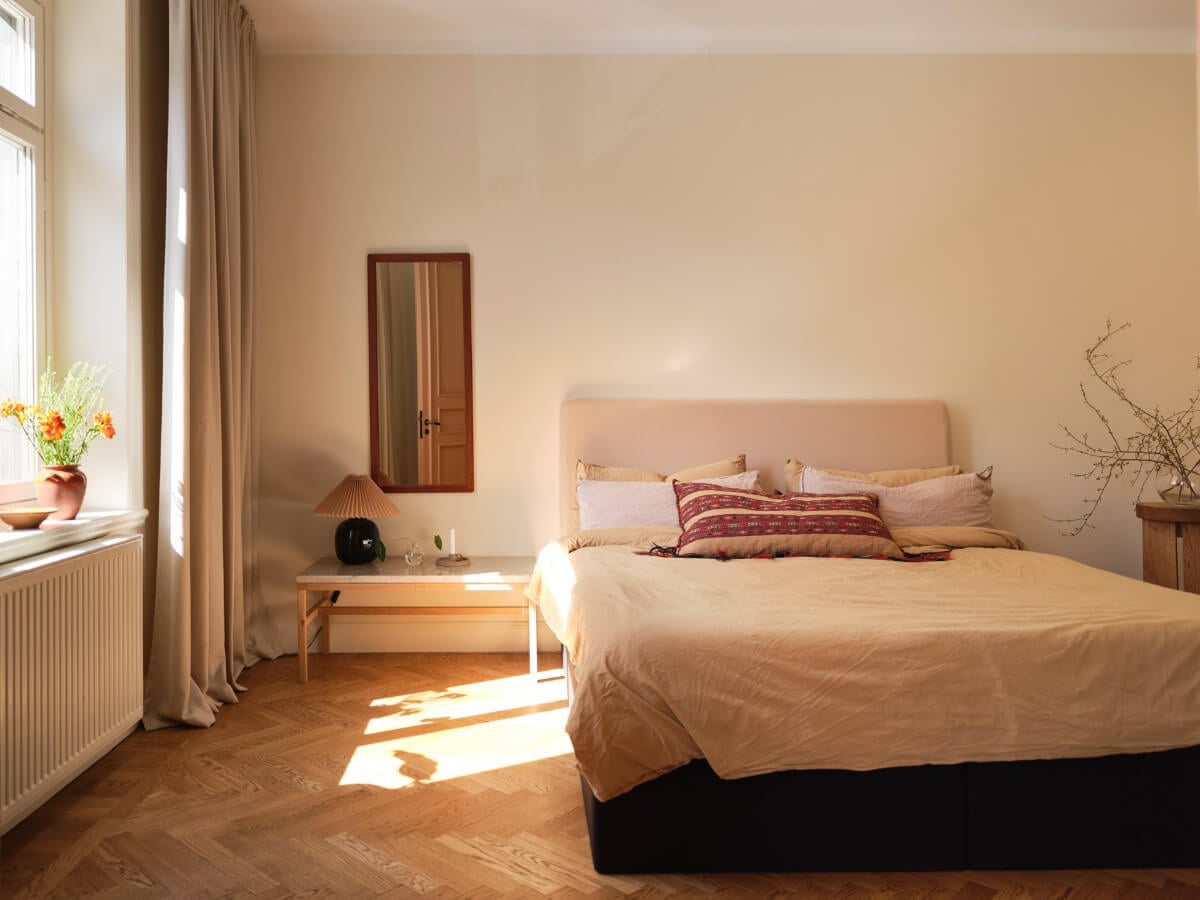 Warm, Natural Light in a Renovated Turn-of-the-Century Apartment 10 calm serene bedroom natural light