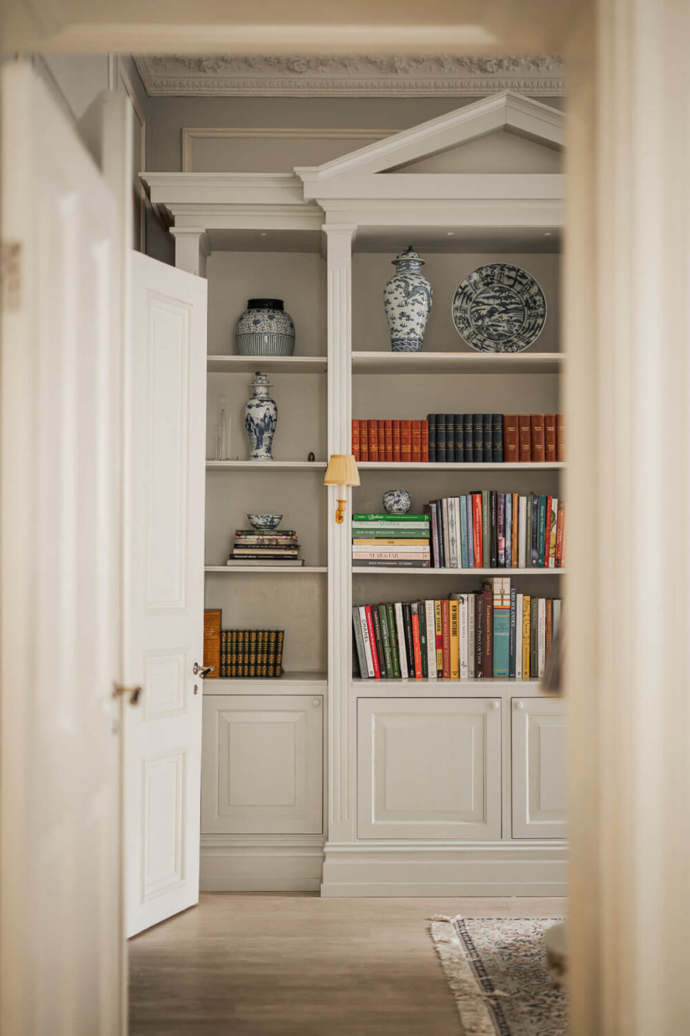 A Spectacular Kitchen and Antiques in a Late 19th-Century Apartment 18 classic bookcases