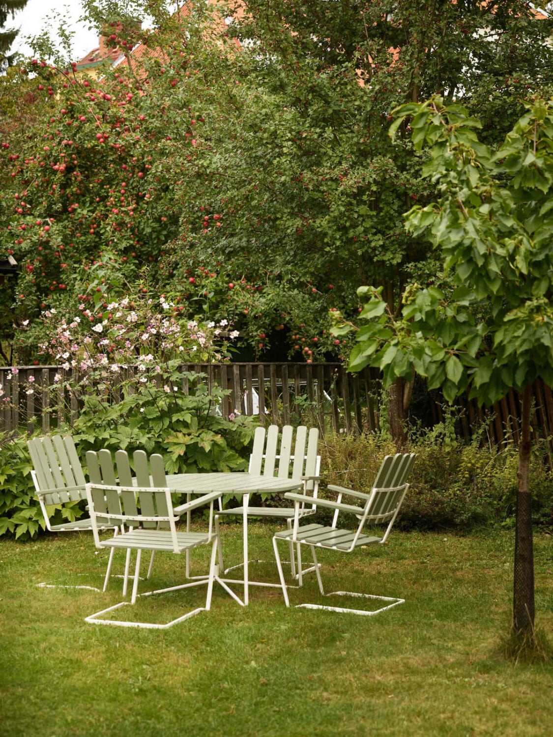 A Nature-Inspired Color Palette in a Stockholm Apartment 29 communal garden A Nature-Inspired Color Palette in a Stockholm Apartment