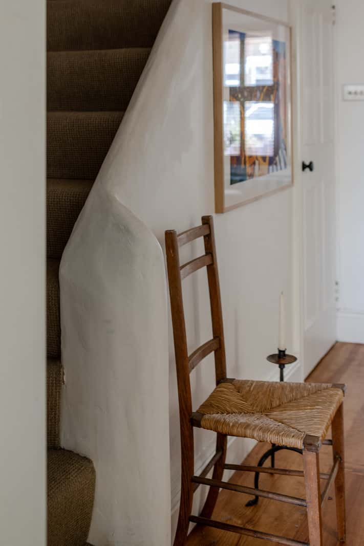 Reclaimed Materials and Custom Storage in a Serene London Home 13 detail